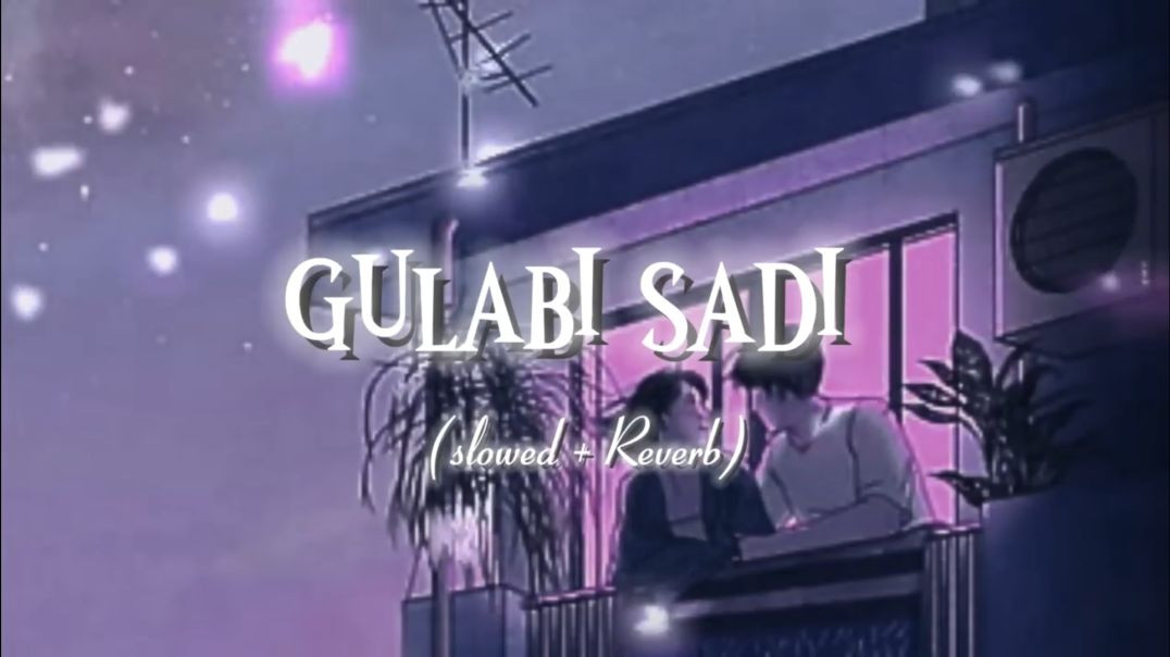 ⁣gulabi Sadi __ lofi song ( slowed   Reverb)(720P_HD)
